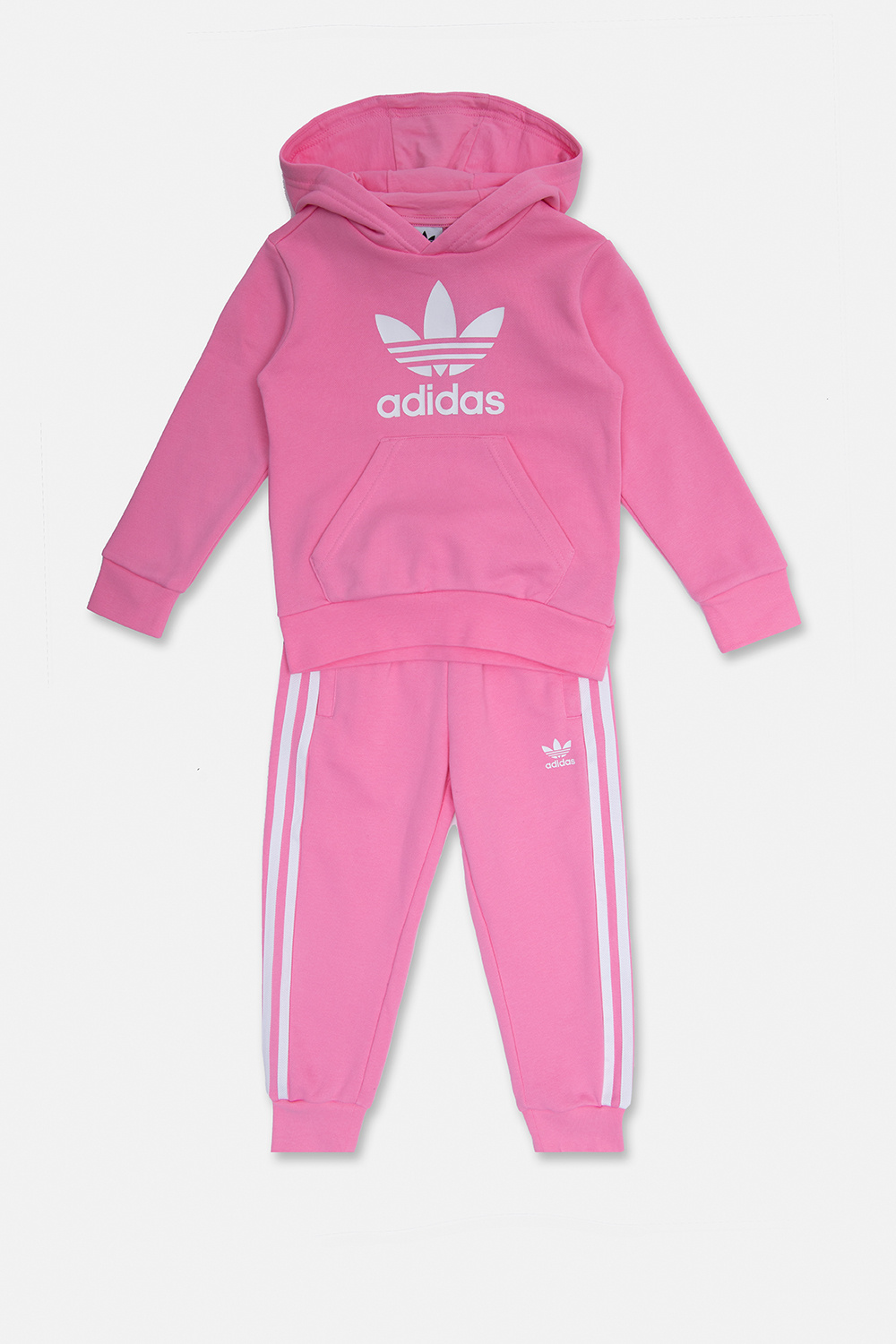 Pink Hoodie sweatpants set ADIDAS Kids SchaferandweinerShops GB adidas original skinny joggers pants size chart